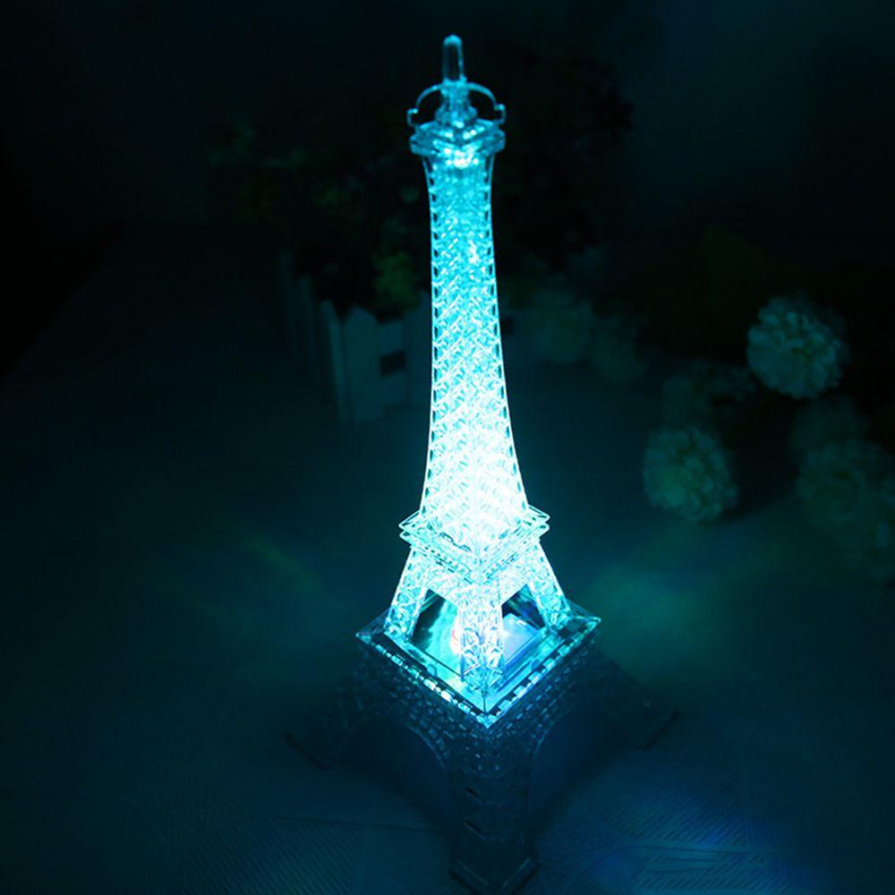 friendly Colorful lights Safety Tower light Night light Desktop decoration Eiffel Tower