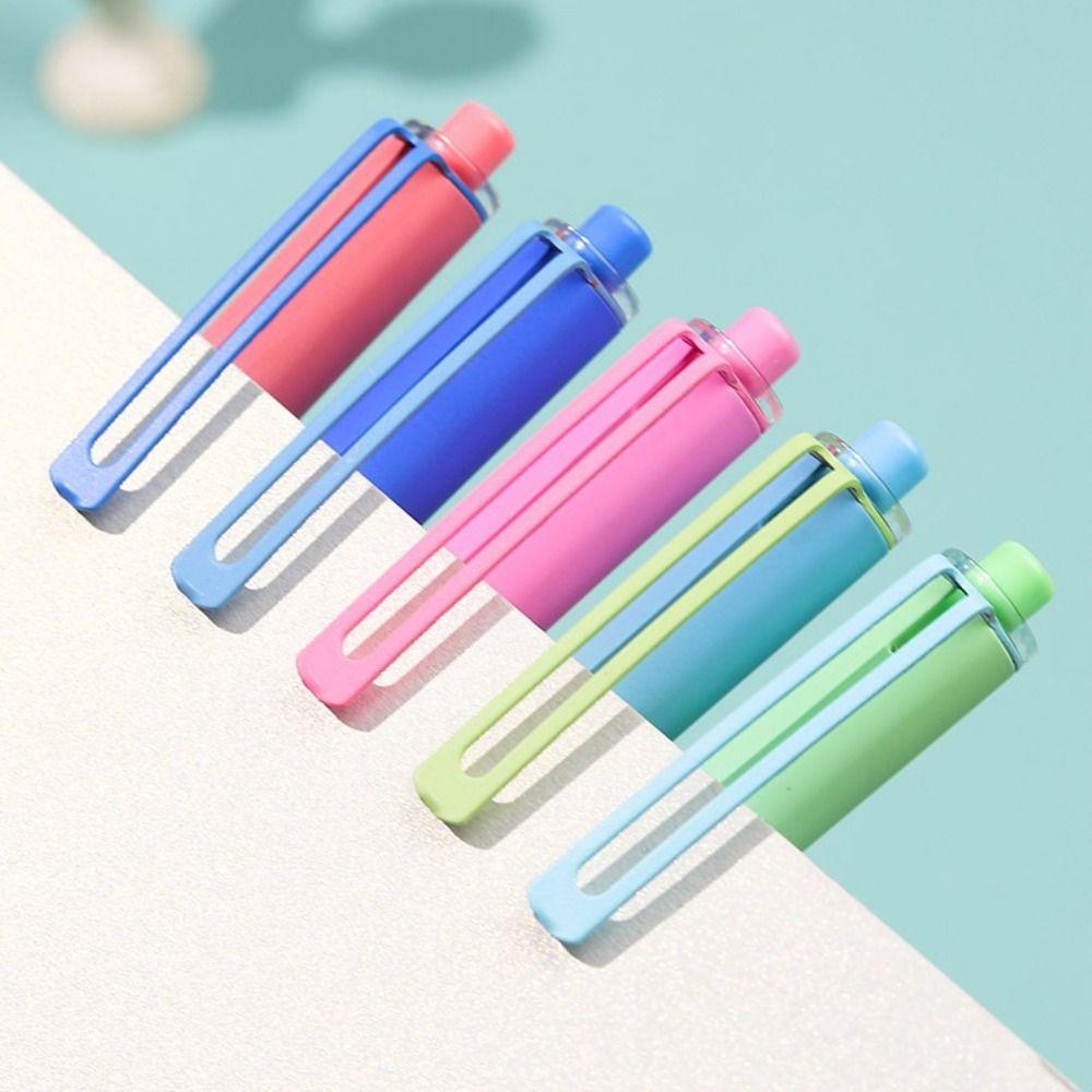 Replaceable Ink Magic Pen With Eraser Replaceable Ink Capsule Pen Press Fountain Pen  Stationery