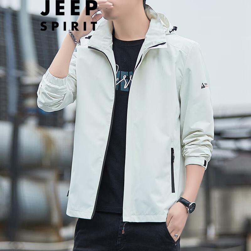 JEEP SPIRIT Men's Casual Windbreaker Jacket