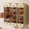 Household Kitchen Items Salt Monosodium Glutamate Combination Set Wall Hanging Non-punching Plastic Flavoring Box