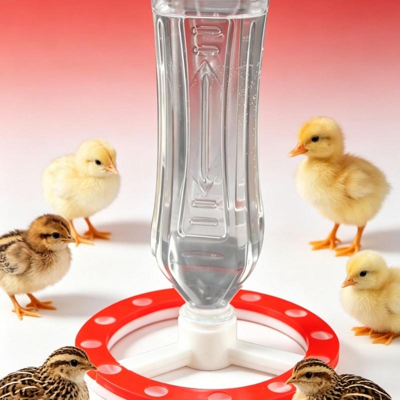 QX2E Automatic Chicken Drinker For Small Poultry Farm Features 12 Drinking Harbors And Waterproof Construction