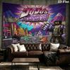 Jojos Bizarre Adventure Wall Tapestry Aesthetic Wall Hanging Printed Fabric Blanket Decorative Tapestries For Bedroom Living Room Home Decor