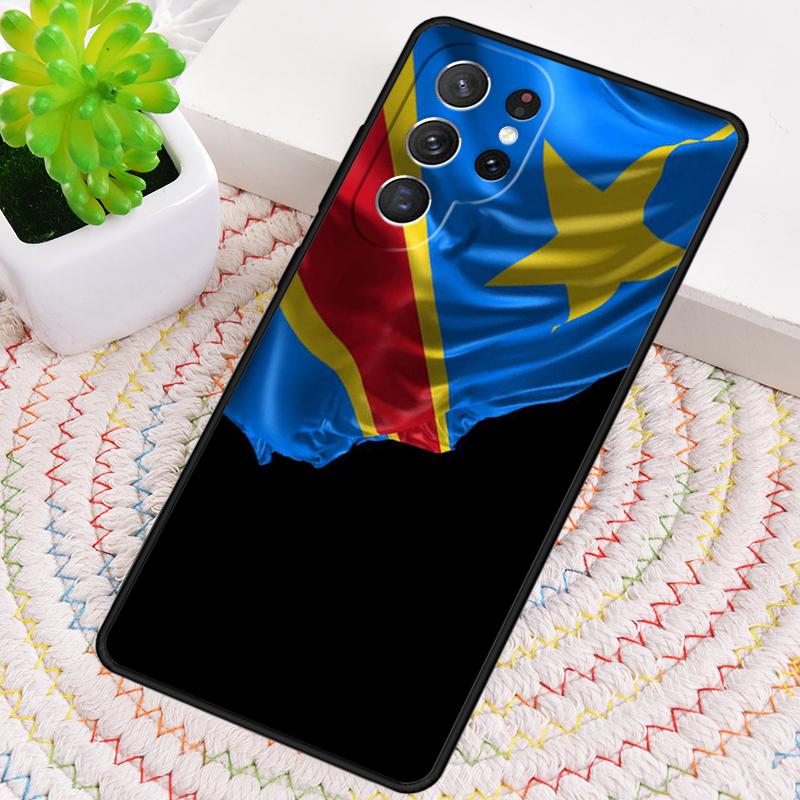Congo Flag Phone Case for Samsung Galaxy note 10 pro S26 Ultra S23 S24 FE S25 S21 S22 PLUS shockproof Cove