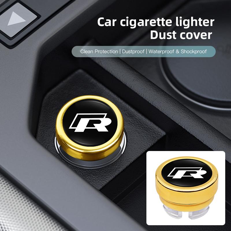 Car Cigarette Lighter Dust Cap Power Port Dustproof Cover Plug Tire Valve For VW Golf Tiguan Jetta Passat Polo Touran GTI Caddy
