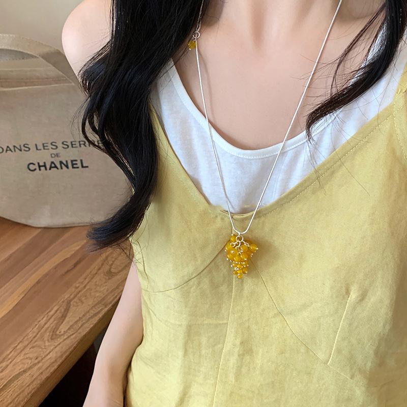 Böhmische Seestern-Halskette: Bunte Perlenkeramik Ethno-Stil mit gewebter Kordel für Damen