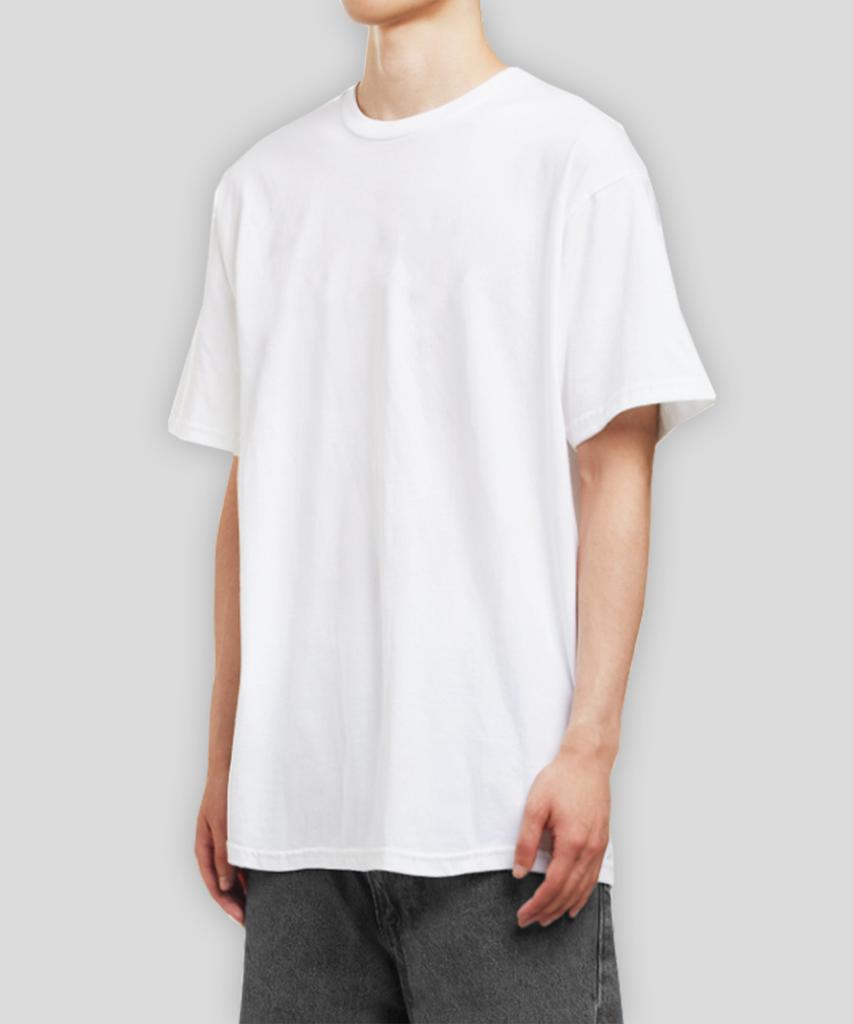 Peulinteuseuta [3Pack] 17-Count Basic Plain Layered Short Sleeve T-Shirt_Standard Length