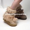 Thick-soled women's shoes winter boots fluffy boots high-heeled high-top imitation fur snow boots