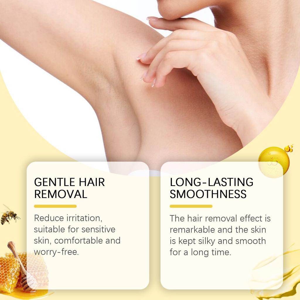 Oceaura Cremă de Depilat cu Lapte și Venin de Albine Hidratantă Pentru Îngrijirea Delicată a Corpului