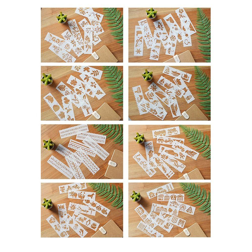 Photo Album Painting Tools Drawing Templates DIY Template Drawing Stencils Letter Stencil