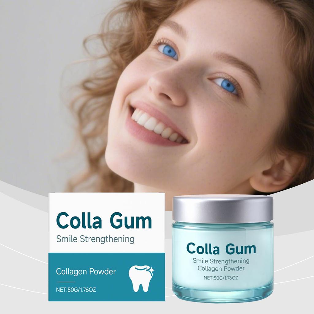 Collagen Brightening Tooth Powder Soothe Gums Removing Dental Plaque Fresh Breath Relieve Dental Caries Oral Care Teeth Powder