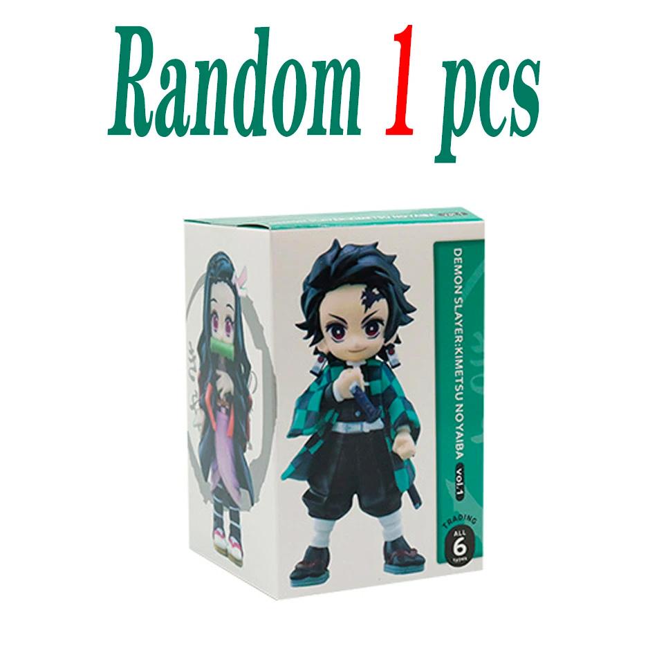Demon Slayer Blind Box Action Figures Collectible Decoration Kids Toys Mystery Boxes Children Birthday Gifts