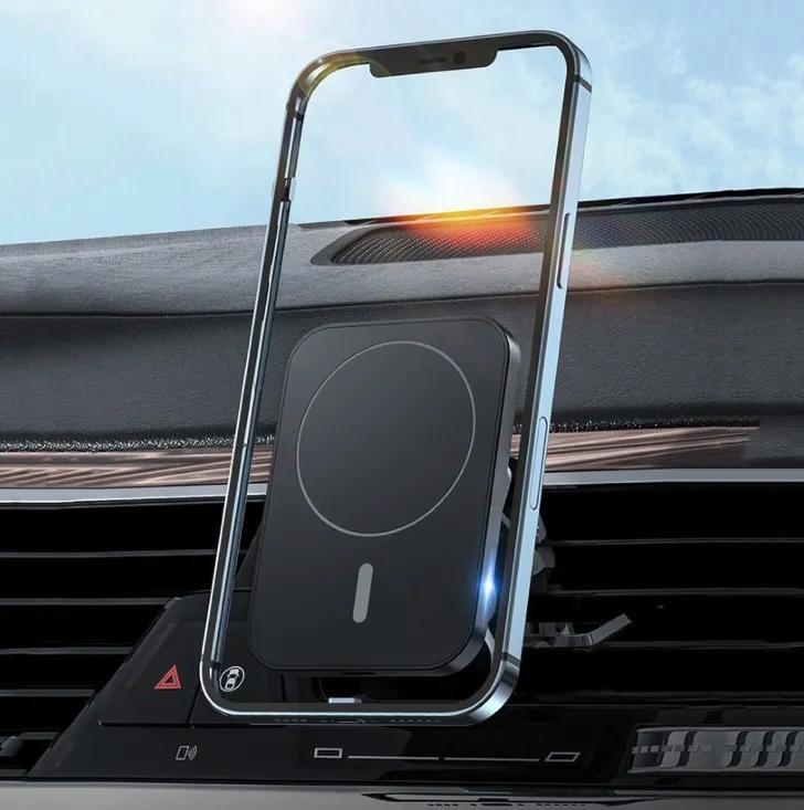 Magsafe Wireless Charger for iPhone 15W Magnetic Car Holder