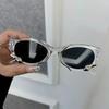 Trendy Cat Eye Sunglasses Women Men Retro Mirror Lens Stylish Sun Glasses Female Male Personality Colors