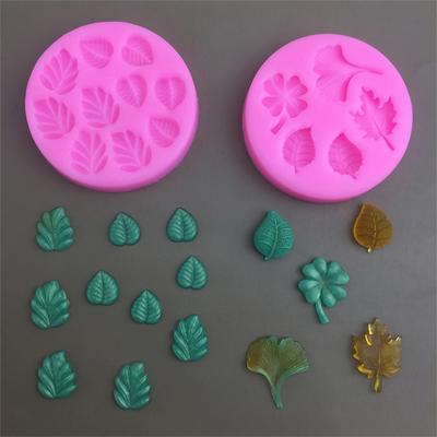 1Pc Leaves Silicone Mold Diy Chocolate Fondant Cake Decorating Tools Handmade Candle Mold Dessert Cupcake Baking Mold