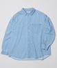 GLW Oversized Washed Denim Shirt Light Indigo
