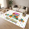 Custom Name Text Crystal Velvet Rug,Pocoyó Soft Plush Decorative Non Slip Floor Carpet
