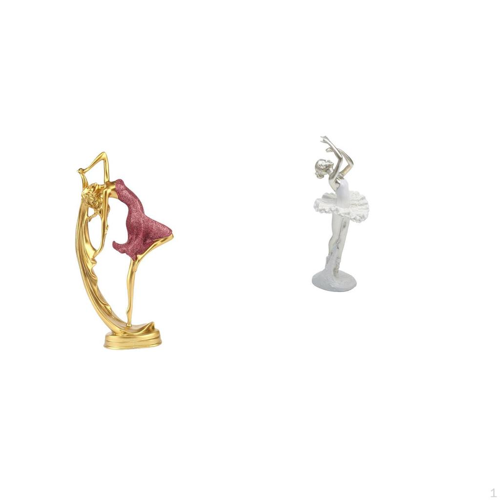 Ballet Dancing Girl Statue Ballerina Dancer Sculpture Creative Modern Figurine Home Decoration for