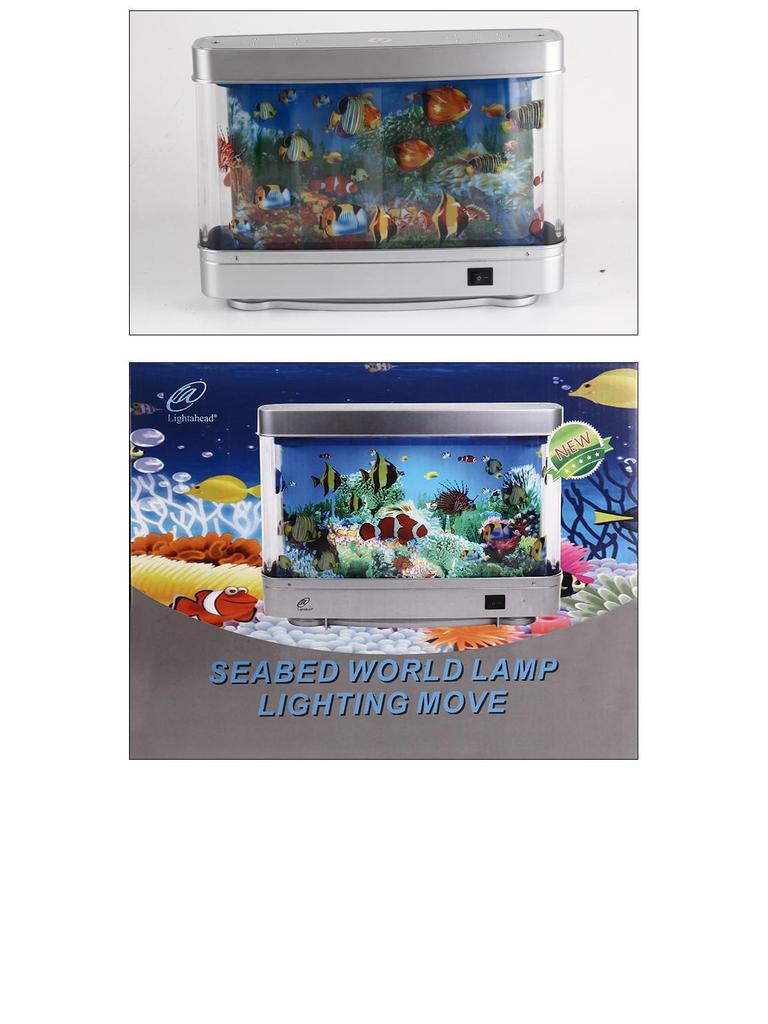 Ornamental LED Aquarium Fish Simulation Light - Night Decor Table Lamp