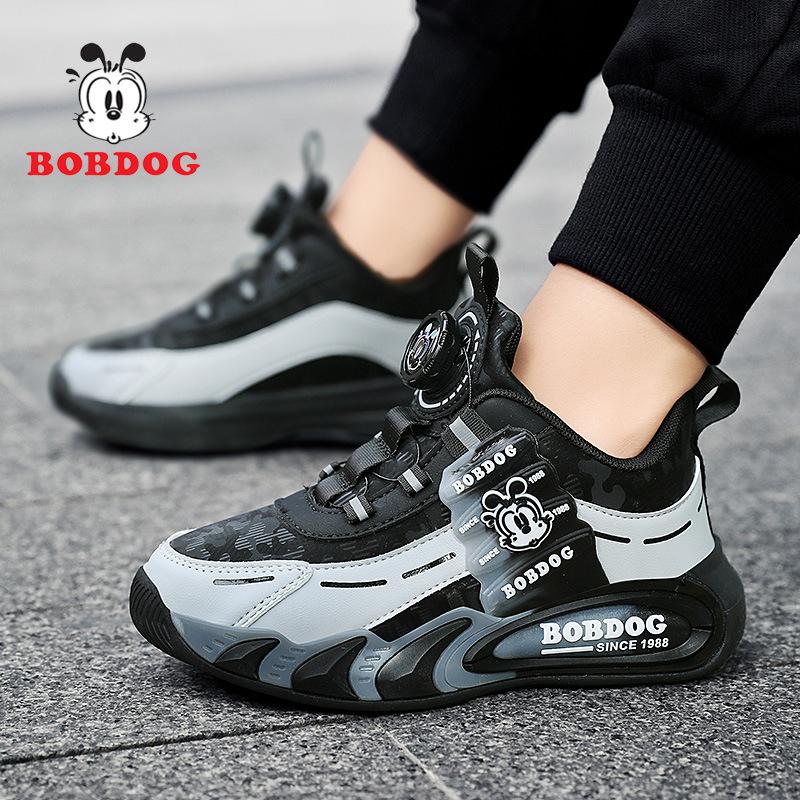 Babu bean boys shoes 2025 spring new running shoes breathable mesh medium and older children's mesh shoes children's sports shoes