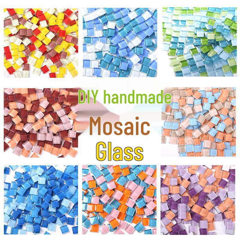 Bright Colored Crystal Glass Mosaic DIY Decorative Sticker