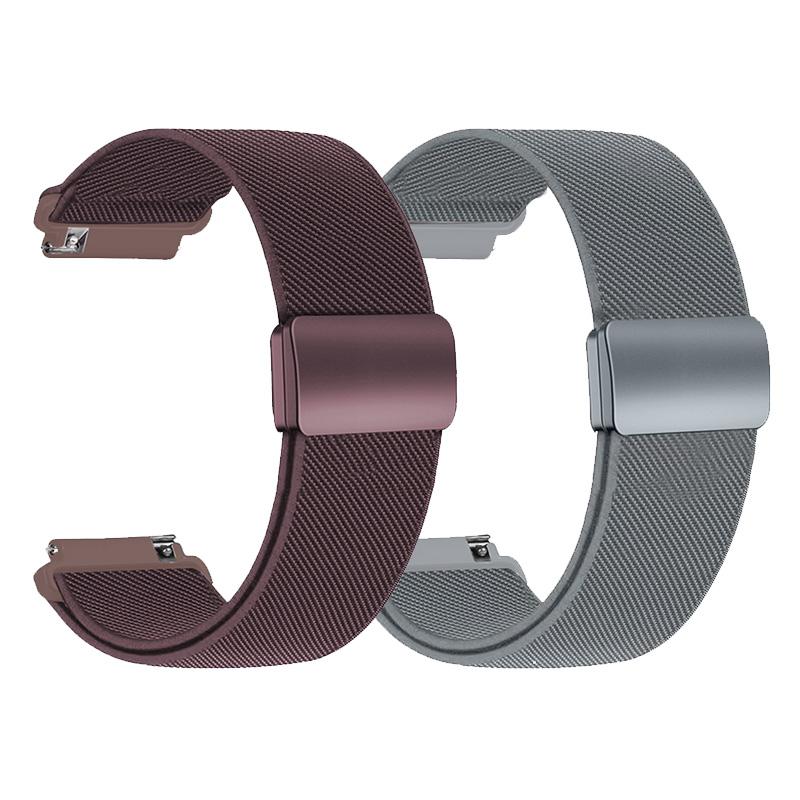 1-2PCS 20/22mm Magnetic strap for Samsung Galaxy Watch 7 6 5 4 40/44mm 6Classic 47mm Nylon Loop band for Huawei Watch GT5 Pro 4