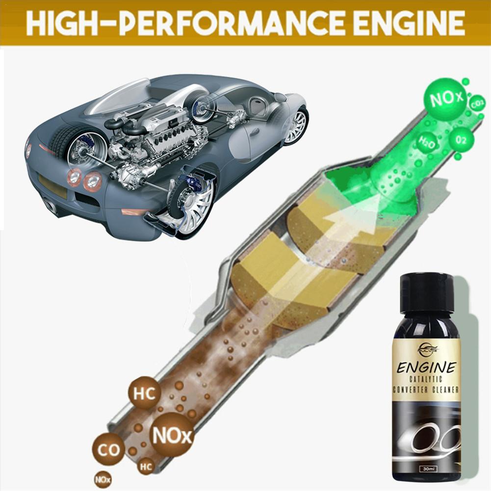 30ML Powerful Engine Catalytic Converter Cleaner Car Fuel Treasure GasolineAdditive Engine Carbon Deposit Remove Car