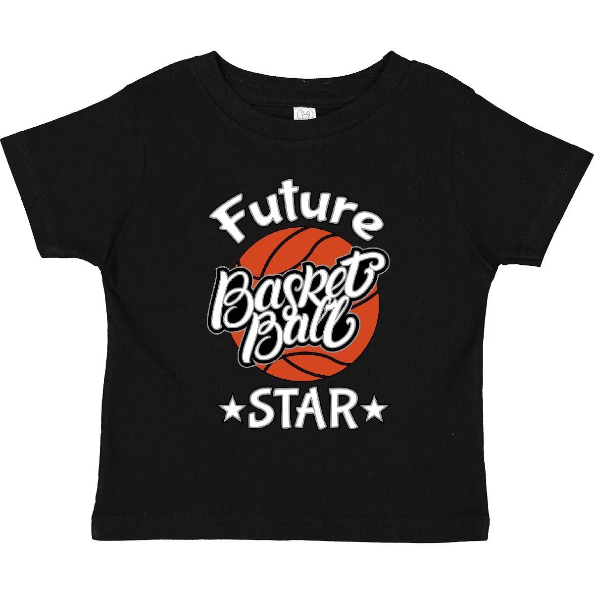 Inktastic Future Basketball Star Toddler kids boys T-Shirt Team Childs Child Preschooler 100