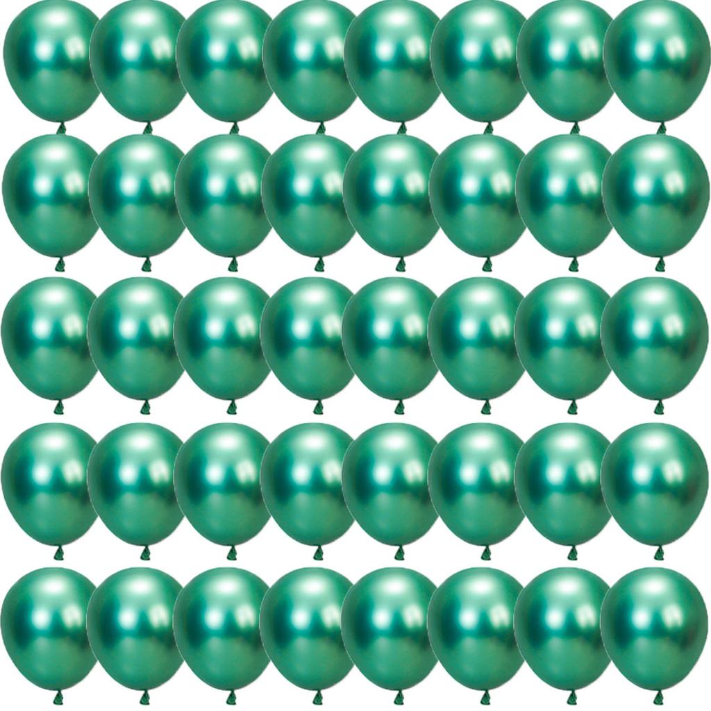Green Metal Latex Confetti Balloon Jungle Safari Birthday Party Decoration Matte Globos New Year Wedding Party Baby Shower Decor