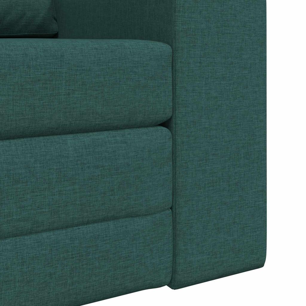 Dark Green Sofa Bed 98 x 71 x 83 cm Fabric