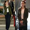 UK Kate Princess Same Army Green Trousers Suit