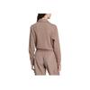 Adidas Originals Casual Comfortable Soft Fashion Stand Collar Jacket Women Jacket Brown JD4604