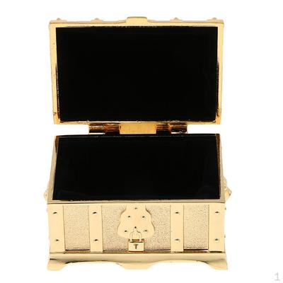 1 Piece Jewelry Box Metal Retro