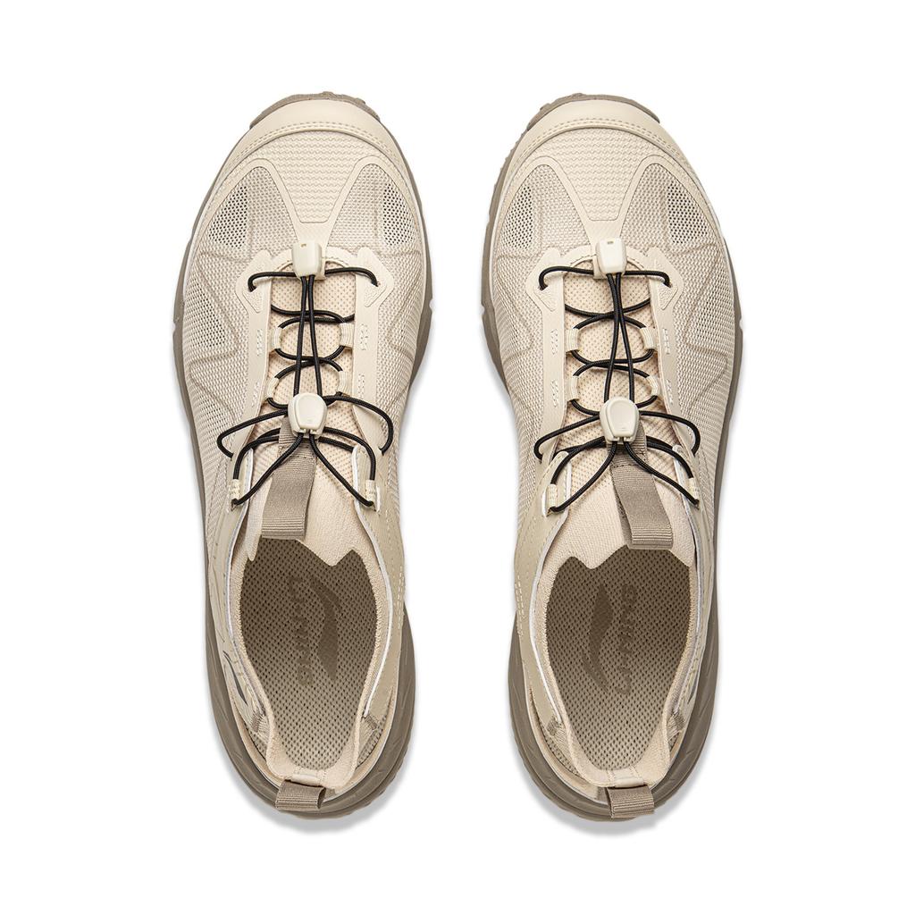 New LiNing Yijie LITE Slip Resistant Breathable Abrasion Resistant River Trekking Shoes Men's Beige AHLV013-2