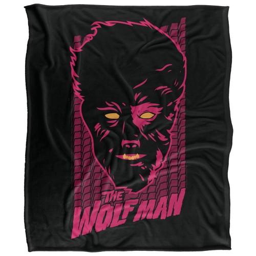 Universal Monsters Neon Wolfman Blanket