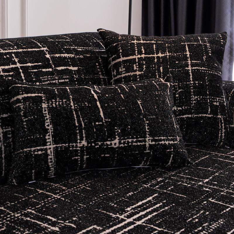 New Modern Light Luxury Sofa Cushion Universal In All Seasons, Simple High-End Simple Cover Cloth, Non-Slip Chenille Seat Cushion Cover