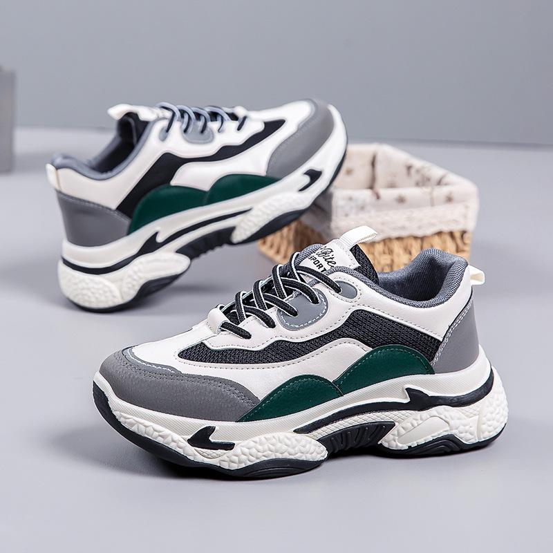 2025 Trendy Women's Dad Shoes: Lightweight, Thick-Soled, All-Match, Height-Boosting Sneakers for Spring/Summer