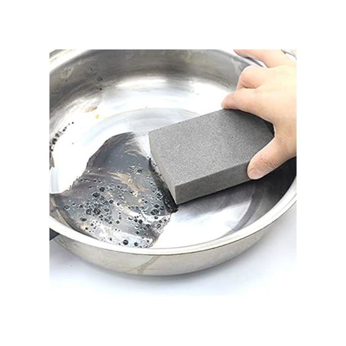 Brique de nettoyage pour grille - Brique ponce réutilisable - Sans rayure - Écologique - Compatible toutes grilles