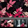 1pc Spring Summer Floral Print Individual Car Trunk Mat Interior Protection Cargo Liner Durable Polyester Floor Mat Safe