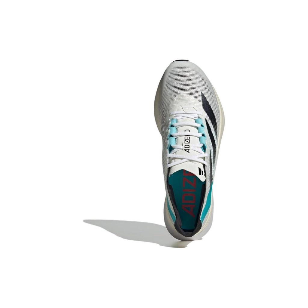 adidas Adizero Boston 12 Weiß Hellblau ID4237