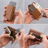 RFID Men's Top Layer Cowhide Short Wallet - Multifunctional Crazy Horse Leather Card Holder