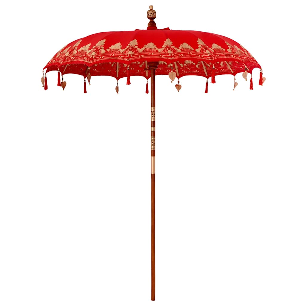 Balinese Parasol Red 185 X 185 X 260 Cm