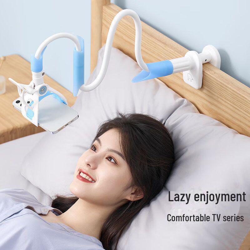 Heavy-duty Carbon Steel Mobile Phone and Tablet Stand - Versatile Desktop & Bedside Holder