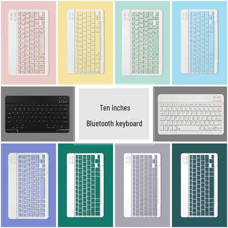 

Универсальный комплект Bluetooth-клавиатуры и мыши для мобильных устройств и планшетов, совместимый с iPad White