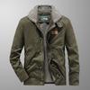 Mens Casual Outdoor Jacket With Multiple Pockets Loose Fit Wind-Resistant Breathable Hiking Camping Winter