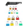 242PCS Automotive Blade Fuse Assortment Box, Mini & Standard Medium Size Car Fuses 5A-30A Vehicle Replacement Fuse Kit