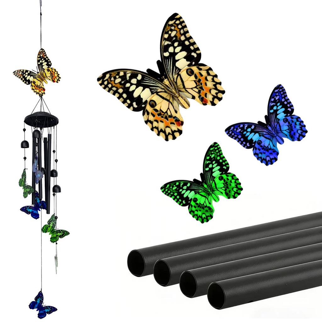 Outdoor Hanging Ornament Half Handicraft Metal Hanging Decoration Animal Wind Chimes Three Dimensional For Home Decoration