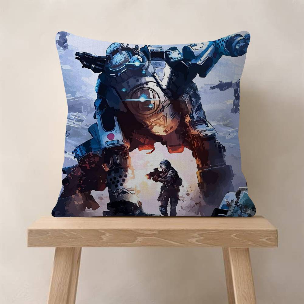 Game TTitanfall Pillow Gift Home Office Decoration Pillow Bedroom Sofa Car Cushion CoverPillow Case
