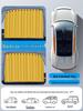 Magnetic Car Privacy Sunshade Curtains for Side Windows - Telescopic Sliding Track Design