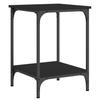 VidaXL Coffee Table Black 40x40x55 Cm Engineered Wood 832823