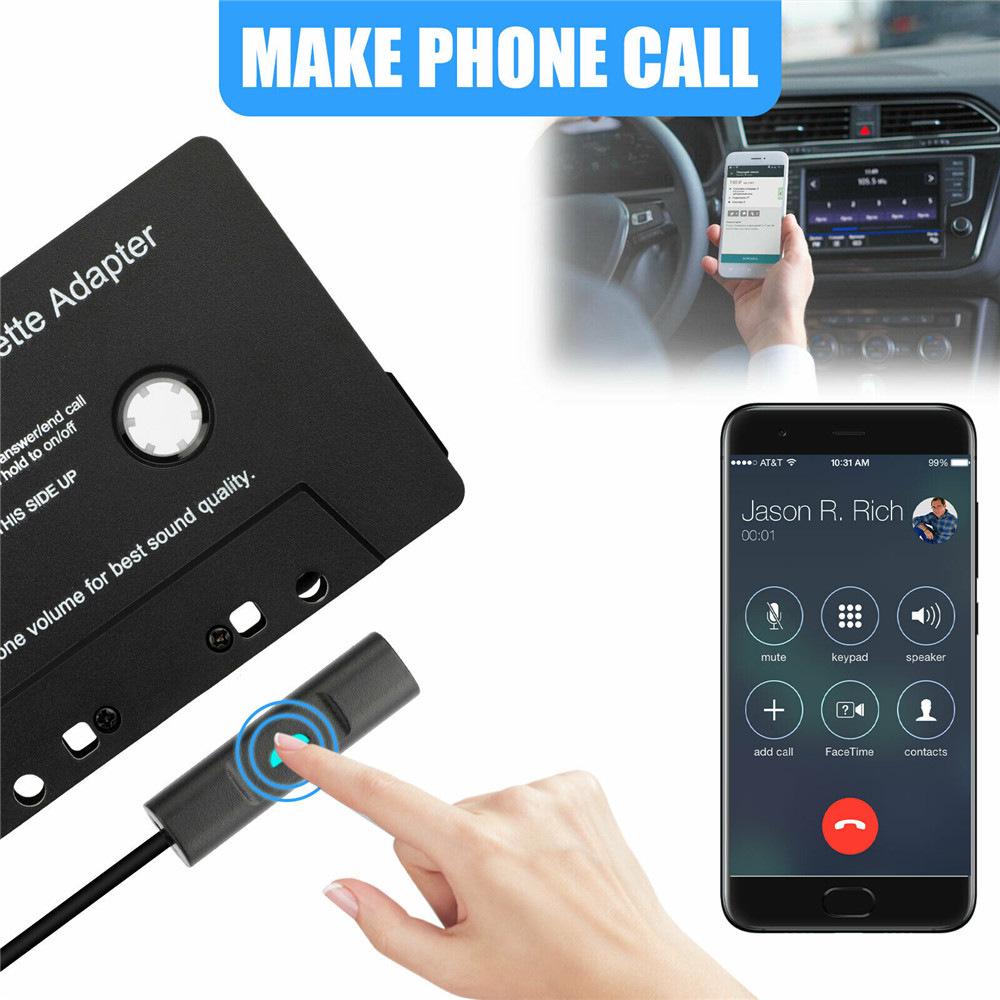 Bluetooth Cassette To MP3 Converter with Hands-Free Calling
